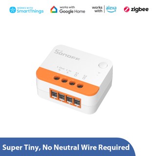 SONOFF ZBMINIL2 มินิสวิตช์ Zigbee ไม่ใช้สายนิวทรัล เปิดปิดผ่านแอป ต่อสวิตช์ได้ ZBMINI Extreme Zigbee Smart Switch ZBM...