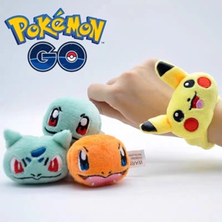 สร้อยข้อมือ จี้ตุ๊กตา Pokemon Digimon Pikachu Squirtle Saur Charmander แบบนิ่ม เหมาะกับของขวัญ สําหรับเด็ก