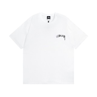 Stussy - เสื้อยืดคอกลม แขนสั้น พิมพ์ลายตัวอักษร สไตล์คลาสสิก แฟชั่นสําหรับผู้ชาย และผู้หญิง Rfkuy