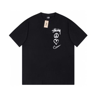 Stussy -เสื้อยืด แขนสั้น แฟชั่นใหม่ สําหรับผู้ชาย และผู้หญิง Jrtwy