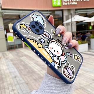 สําหรับ Huawei Mate 30 Pro Mate 30 Lite เคสการ์ตูน สวย ลายอวกาศ บาง ด้าน ขอบสี่เหลี่ยม ดีไซน์ใหม่ กันกระแทก ฝ้า ใส เคสโทรศัพท์แข็ง