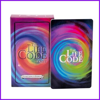 ไพ่ทาโรต์ The Life Code Tarot Fate Card Game For All Skill Levels Party Tarot Card Mysterious Divination Deck Oracle Card notath