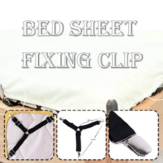 Bed Sheet Holder Straps Triangle Mattress Corner Clips Sheet Fastener Suspenders