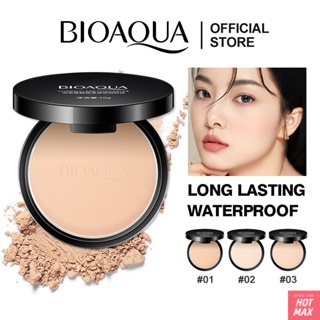 BIOAOUA Compact Powder Cake Waterproof Concealer Oil -controlled Powder Holding Makeup For A Long Time [hotmax]