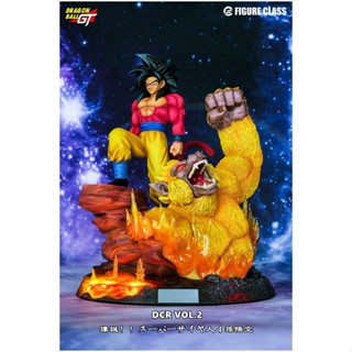 โมเดลฟิกเกอร์ Dragon Ball Burst Christmas Super Saiyan 4 Super Four Son Goku GK