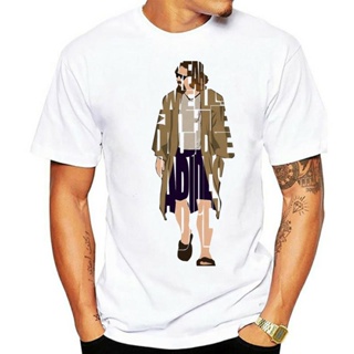 เสื้อยืดแขนสั้น ผ้าฝ้าย พิมพ์ลาย The Big Lebowski ขนาดใหญ่ สําหรับผู้ชาย