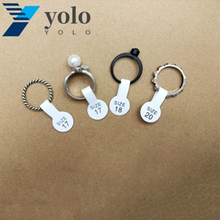 Yolo สติกเกอร์ฉลาก อเนกประสงค์ สําหรับติดเครื่องประดับ สร้อยคอ สร้อยข้อมือ ต่างหู นาฬิกา 500 ชิ้น ต่อม้วน