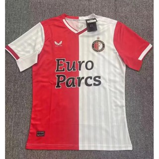 เสื้อกีฬาแขนสั้น ลายทีมชาติฟุตบอล Feyenoord 2324 คุณภาพสูง