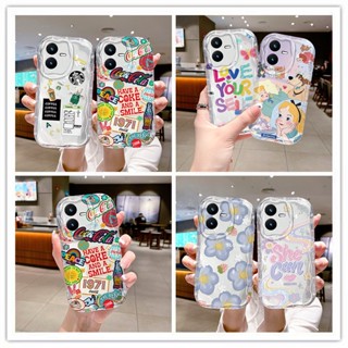 เคส  vivo y22 เคส vivo y22s เคสโทรศัพท์มือถือ กันกระแทก ลายครีม สําหรับ vivo y22 vivo y22s