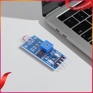 ❤ Rotatingmoment ชุดเซนเซอร์ตรวจจับแสง 3.5V-5V LM393 4Pin สําหรับ Arduino DIY