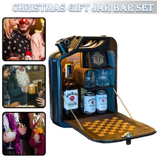 New Christmas Jerry Canbar Cabinet Gas Can Bar Whiskey Bar Travel Mini Bar Gift