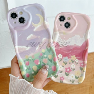 Lwy เคสโทรศัพท์มือถือแบบนิ่ม ลายภาพวาดดอกทิวลิป สําหรับ Infinix Hot 10 Play X688C X688B Hot 8 9 Play 10 Lite 12 20 30 Play 20i 30i Note 12 Pro 12 G96 12 Turbo Smart 6 Plus 7