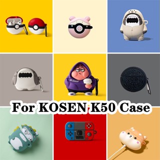 【ส่วนลด】เคสหูฟัง แบบนิ่ม ลายการ์ตูน สําหรับ KOSEN K50 KOSEN K50