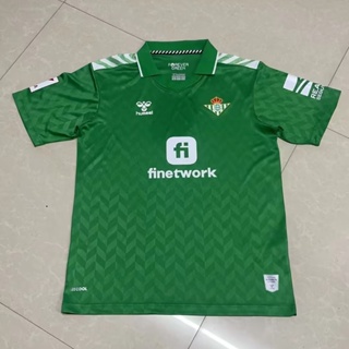 เสื้อกีฬาแขนสั้น ลายทีมชาติฟุตบอล Betis Away 23-24 ไซซ์ S - XXL แห้งเร็ว สําหรับผู้ชาย