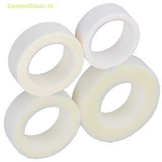 Goldensilver เทปกระดาษต่อขนตา ระบายอากาศ ฉีกง่าย สีเงิน TH