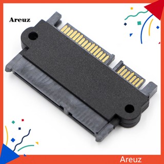 Are อะแดปเตอร์ฮาร์ดไดรฟ์ SFF-8482 SAS 22 Pin เป็น 7+15 Pin SATA ตัวผู้ HDD มุม 90 องศา