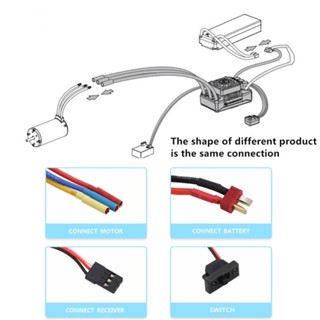 Com* ตัวควบคุมความเร็วไฟฟ้า ไร้แปรงถ่าน 60A 80A 120A BEC 5 8V 3A ESC