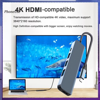 5-in-1 อะแดปเตอร์ฮับเชื่อมต่อข้อมูล ความเร็วสูง 5Gbps USB-C Type-C เป็น HDMI อเนกประสงค์ สําหรับ iPad Pro