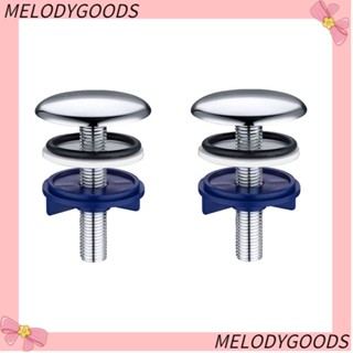 MELODG ฝาครอบอ่างล้างจาน ทองเหลือง 2 ชิ้น สําหรับห้องน้ํา