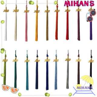 Mihan จี้พู่ห้อยหมวกรับปริญญา สีพื้น สําหรับแขวนตกแต่งเครื่องแบบนักเรียน DIY 2022