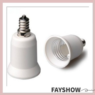 Fay อะแดปเตอร์แปลงฐานหลอดไฟ PBT 6A E12 เป็น E27 220V สําหรับหลอดไฟ LED