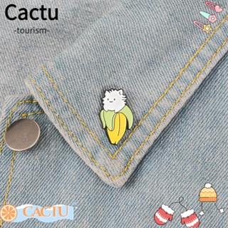 Cactu เข็มกลัด รูปสัตว์ สําหรับติดปกเสื้อเป้สะพายหลัง