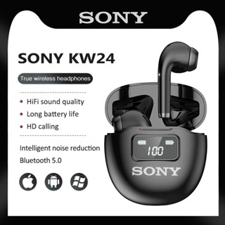 SONY KW24 True Wireless Headset Bluetooth V5.0 In-ear Earbuds Sports Bluetooth Headphone Earphones ไฮไฟสเตอริโอเพลง