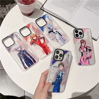 พร้อมส่ง CASETiFY 【ตัวละคร Evangelion Rei Ayanami】เคสโทรศัพท์มือถือซิลิโคน TPU นิ่ม แบบใส กันกระแทก ลาย Asuka Shikinami Lang สําหรับ iPhone 14 Pro MAX 13 12 11 Pro MAX