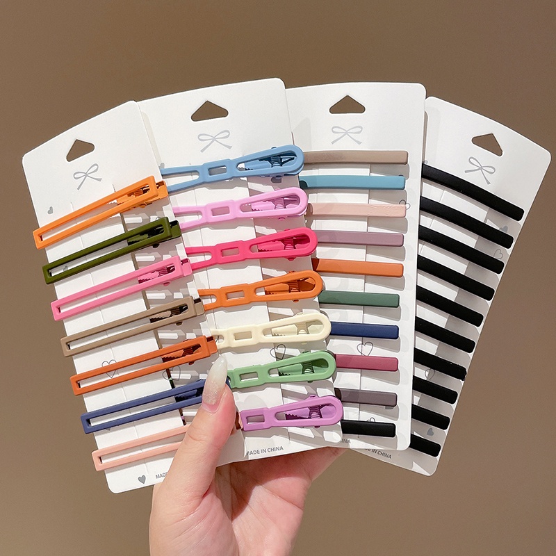 กิ๊บติดผมหน้าม้า แบบเรียบง่าย แฟชั่นเกาหลี สําหรับผู้หญิง - รูปที่ 6