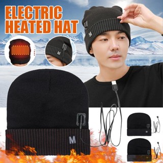 New Electric Heated Hat USB Rechargeable Intelligent Warm Winter Windproof