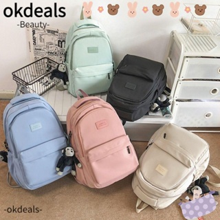 OKDEALS กระเป๋าเป้สะพายหลัง กระเป๋านักเรียน ความจุสูง สําหรับนักเรียน