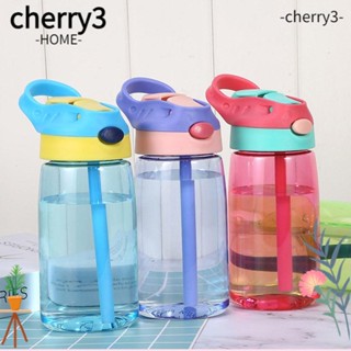 Cherry3 ขวดน้ํา แบบพกพา พร้อมหลอดดูด สําหรับเด็ก 480 มล.