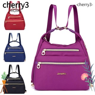 CHERRY3 3in1 กระเป๋าเป้สะพายหลัง กระเป๋าสะพายไหล่ กระเป๋าถือ อเนกประสงค์ กันน้ํา จุของได้เยอะ แฟชั่นสําหรับสตรี