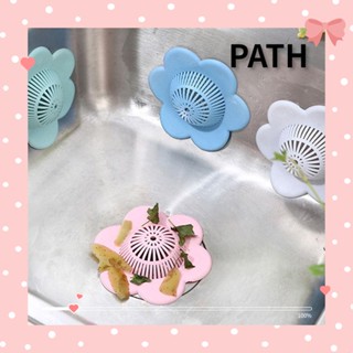 Path ที่กรองท่อระบายน้ํา PVC แบบนิ่ม รูปดอกไม้ ทนทาน สําหรับอ่างล้างหน้า ห้องน้ํา