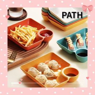 PATH จานแยกซอส เกี๊ยว เครื่องครัว สร้างสรรค์ สําหรับใช้ในครัวเรือน