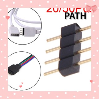 PATH อะแดปเตอร์ปลั๊กตัวผู้ 20/50 ชิ้น สําหรับ Rgb 3528 5050 Smd 4-Pin