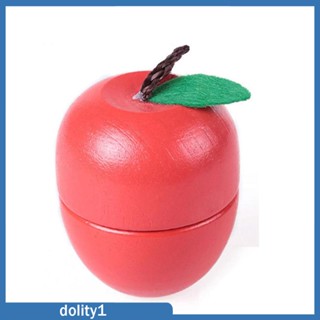 [Dolity1] ชุดของเล่นไม้ หั่นผัก ผลไม้ สําหรับเด็ก 35 ชิ้น