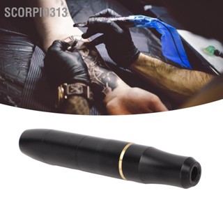 Scorpio313 ชุดปากกาเครื่องสัก พาวเวอร์ซัพพลาย เท้าเหยียบ สายคลิป RCA Professional Complete Tattoo Kit 100‑230V