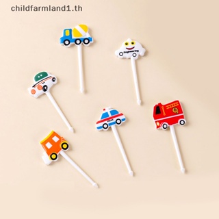 [childfarmland1] ส้อมจิ้มผลไม้ แซนวิช ขนมขบเคี้ยว เบนโตะ ขนาดเล็ก สําหรับเด็ก 6 8 10 ชิ้น [TH]