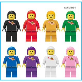 ของเล่นตัวต่อฟิกเกอร์ Favorite Rainbow Space Man Brick Figure Toy: Combination Building Block สําหรับเด็ก