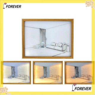 Forever INS โคมไฟตั้งโต๊ะ แบบเรืองแสงในที่มืด 23x17 ซม. ปลั๊ก USB