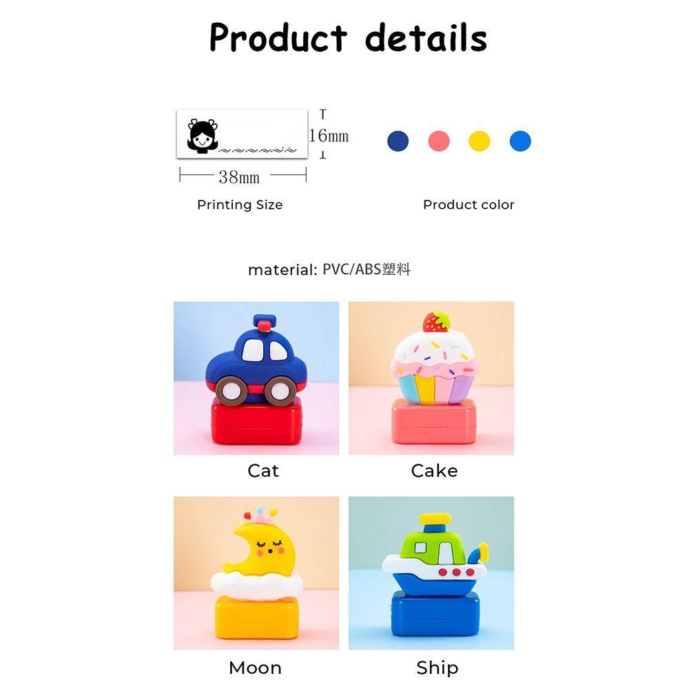 Uniis แสตมป์ตราประทับชื่อเด็ก กันน้ํา ตราประทับชื่อเด็ก ไม่ซีดจาง ปรับแต่งชื่อเสื้อผ้าเด็ก DIY