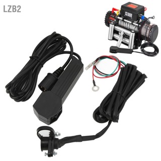 LZB2 รีโมทกว้านมือถือ 12V พร้อมสายเคเบิล 9 ฟุตคู่มือไฟฟ้ากันน้ำสำหรับ ATV UTV