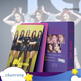 Chunrong โปสการ์ดกระดาษ ลายศิลปินเกาหลี ITZY 54 ชิ้น ต่อชุด สําหรับเก็บสะสม