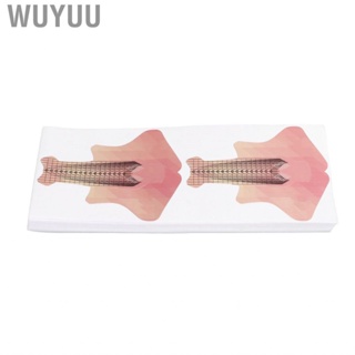 Wuyuu Nail Extension Form  Right Size  Self Adhesive Lengths Marked for Home Use Learners