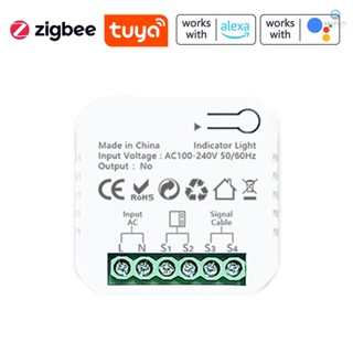 Tuya ZigBee ตัวควบคุมเปิดประตูโรงรถ APP รีโมตคอนโทรล สําหรับ Alexa Google Home Voice C TOLO-7.26