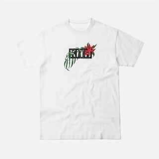 เวรเอ้ย  [S-5XL]เสื้อยืดแขนสั้น พิมพ์ลายโลโก้ Kith in Bloom สไตล์คลาสสิก สําหรับผู้ชาย