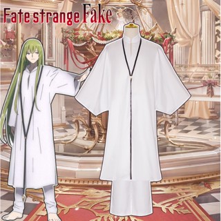 Yela Fate/strange Fake Enkidu ชุดคอสเพลย์ ชุดยูนิฟอร์ม เสื้อคลุม กางเกง ชุดคอสเพลย์ สําหรับปาร์ตี้ฮาโลวีน