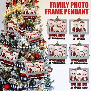 Family DIY Name Christmas Birthdays Gift Family Photo Frame Ornament Decoration