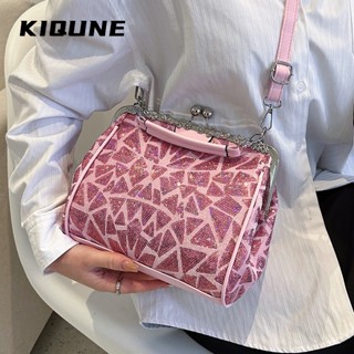 KIQUNE   กระเป๋าสะพาย ข้าง กระเป๋าผู้หญิงสะพายข้าง 2023 new  Trendy ทันสมัย Chic ins L91TLPJ 37Z230910